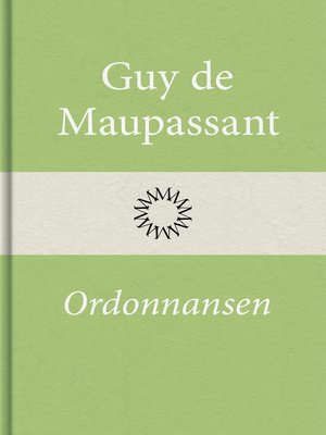 cover image of Ordonnansen